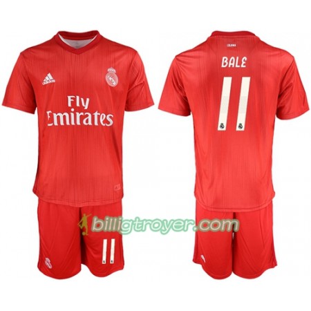 Billige Fotballdrakter Real Madrid Bale 11 Barn Tredjedraktsett 2018/19 Kortermet